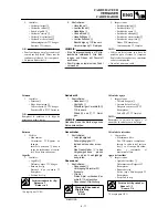 Preview for 285 page of Yamaha 2000 WR450F Owner'S Service Manual