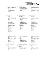 Preview for 289 page of Yamaha 2000 WR450F Owner'S Service Manual