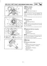 Preview for 290 page of Yamaha 2000 YZ250/LC Owner'S Service Manual