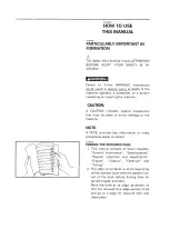 Preview for 12 page of Yamaha 2000 YZ250M/LC Owner'S Service Manual