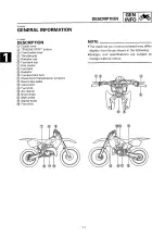 Предварительный просмотр 26 страницы Yamaha 2000 YZR125/LC Owner'S Service Manual