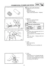 Предварительный просмотр 244 страницы Yamaha 2000 YZR125/LC Owner'S Service Manual