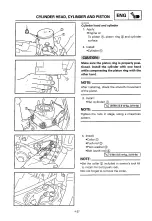 Предварительный просмотр 256 страницы Yamaha 2000 YZR125/LC Owner'S Service Manual