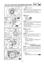 Предварительный просмотр 288 страницы Yamaha 2000 YZR125/LC Owner'S Service Manual