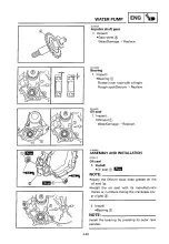 Предварительный просмотр 302 страницы Yamaha 2000 YZR125/LC Owner'S Service Manual