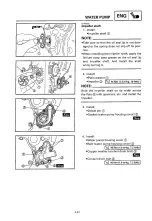 Предварительный просмотр 304 страницы Yamaha 2000 YZR125/LC Owner'S Service Manual