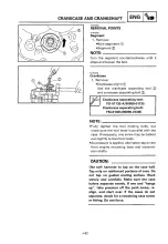 Предварительный просмотр 326 страницы Yamaha 2000 YZR125/LC Owner'S Service Manual