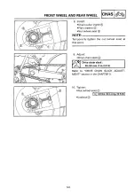 Предварительный просмотр 364 страницы Yamaha 2000 YZR125/LC Owner'S Service Manual