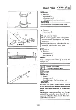 Предварительный просмотр 406 страницы Yamaha 2000 YZR125/LC Owner'S Service Manual