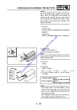 Предварительный просмотр 75 страницы Yamaha 2001 YJ50RAP Service Manual