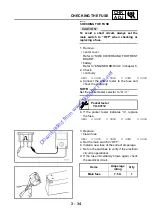 Предварительный просмотр 81 страницы Yamaha 2001 YJ50RAP Service Manual