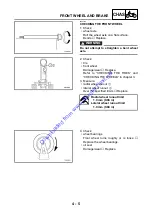 Предварительный просмотр 93 страницы Yamaha 2001 YJ50RAP Service Manual