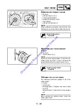 Предварительный просмотр 139 страницы Yamaha 2001 YJ50RAP Service Manual