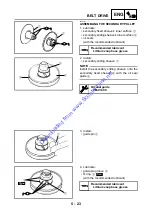 Предварительный просмотр 142 страницы Yamaha 2001 YJ50RAP Service Manual