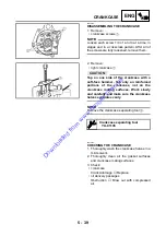 Предварительный просмотр 158 страницы Yamaha 2001 YJ50RAP Service Manual