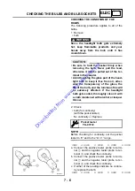 Предварительный просмотр 183 страницы Yamaha 2001 YJ50RAP Service Manual