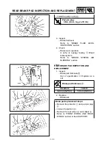 Preview for 200 page of Yamaha 2001 YZ426F/LC Owner'S Service Manual