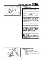 Preview for 210 page of Yamaha 2001 YZ426F/LC Owner'S Service Manual