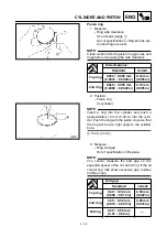 Preview for 320 page of Yamaha 2001 YZ426F/LC Owner'S Service Manual