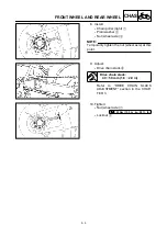 Preview for 444 page of Yamaha 2001 YZ426F/LC Owner'S Service Manual