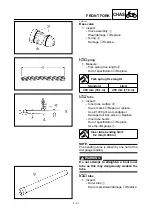 Preview for 488 page of Yamaha 2001 YZ426F/LC Owner'S Service Manual