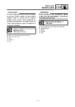 Preview for 615 page of Yamaha 2001 YZ426F/LC Owner'S Service Manual