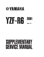 Yamaha 2001 YZF-R6 Service Manual preview