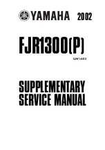 Yamaha 2002 FJR1300 Supplementary Service Manual preview