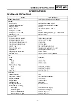 Preview for 10 page of Yamaha 2002 YFA1 Supplementary Service Manual