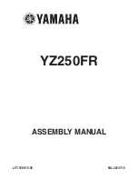 Preview for 3 page of Yamaha 2002 YZ250FR Assembly Manual