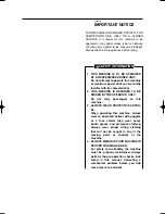 Preview for 6 page of Yamaha 2002 YZ250LC Service Manual