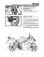 Предварительный просмотр 9 страницы Yamaha 2003 TZR50 Service Manual