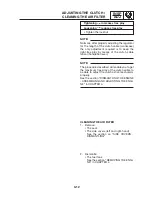 Предварительный просмотр 52 страницы Yamaha 2003 TZR50 Service Manual