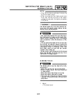 Предварительный просмотр 62 страницы Yamaha 2003 TZR50 Service Manual