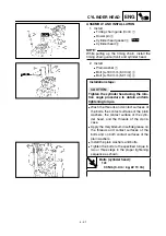 Preview for 306 page of Yamaha 2003 YZ450F Owner'S Service Manual