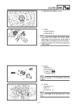 Preview for 350 page of Yamaha 2003 YZ450F Owner'S Service Manual