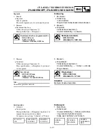 Предварительный просмотр 239 страницы Yamaha 2003 YZ85/LC Owner'S Service Manual