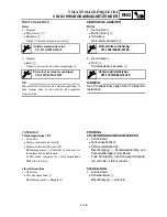 Предварительный просмотр 289 страницы Yamaha 2003 YZ85/LC Owner'S Service Manual