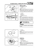 Предварительный просмотр 230 страницы Yamaha 2003 yz85 Owner'S Service Manual