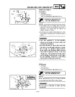 Предварительный просмотр 304 страницы Yamaha 2003 yz85 Owner'S Service Manual