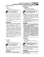 Предварительный просмотр 305 страницы Yamaha 2003 yz85 Owner'S Service Manual