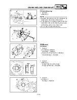 Предварительный просмотр 306 страницы Yamaha 2003 yz85 Owner'S Service Manual