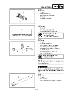 Предварительный просмотр 386 страницы Yamaha 2003 yz85 Owner'S Service Manual