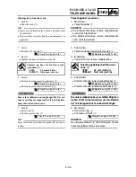 Предварительный просмотр 403 страницы Yamaha 2003 yz85 Owner'S Service Manual