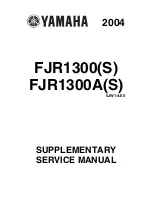 Yamaha 2004 FJR1300(S) Supplementary Service Manual preview