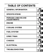 Предварительный просмотр 7 страницы Yamaha 2004 Rhino 660 YXR660FAS Service Manual