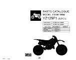 Yamaha 2004 YZ125F1 Parts Catalog preview