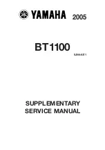 Yamaha 2005 BT1100 Supplementary Service Manual предпросмотр