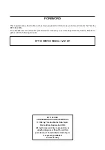 Preview for 3 page of Yamaha 2005 BT1100 Supplementary Service Manual