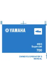 Предварительный просмотр 1 страницы Yamaha 2005 SuperJet 700 Owner'S/Operator'S Manual